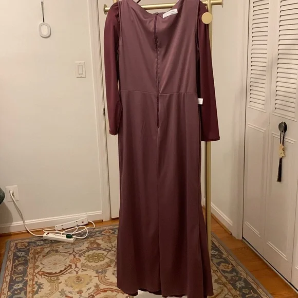 Mac Duggal dress in a mauve size 10 - Picture 9 of 17